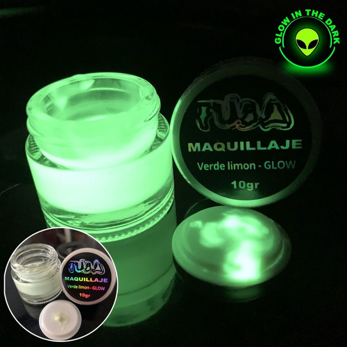 Maquillaje Glow + Neon + Lampara Uv | Fuba - 8 Pzas 10gr C/u