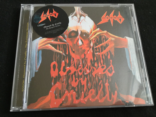 Sodom Obsessed By Cruelity The European Version Cd A8