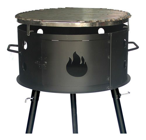 Parrilla Portátil - Fogonero Francis 400 Patas Desmontables