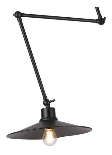 Luminária Pendente Taschibra Sherlock 1xe27 Cor Preto