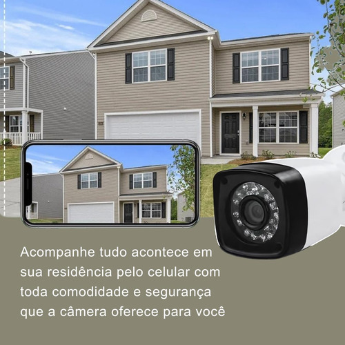 Kit Cftv 6 Câmeras Monitoramento Full Hd Dvr Intelbras 8ch