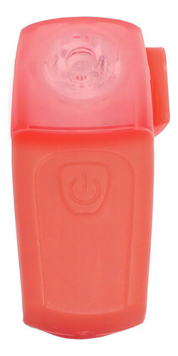 Luz Led Roja Impermeable De Bicicleta Con 3 Funciones Color Rojo