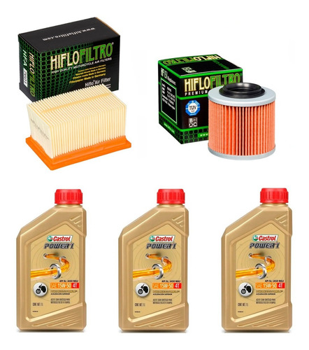 Kit Service Filtros Aceite Bmw G 650 Gs Hiflofiltro Ryd