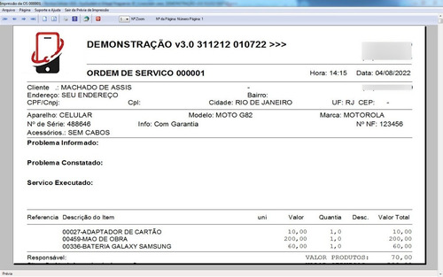 Programa Loja De Manutenção Para Celular S/mensalidade V3.0