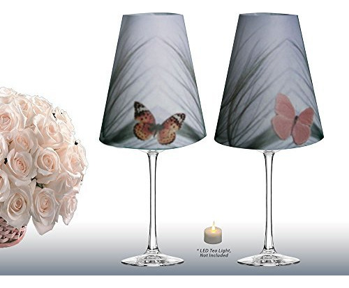 Royal Designs Vellum Tea Light Paper Glass Glass - Pant...