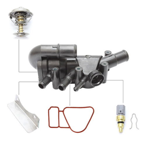 Válvula Termostática Completa Com Defletor, Sensor E Junta