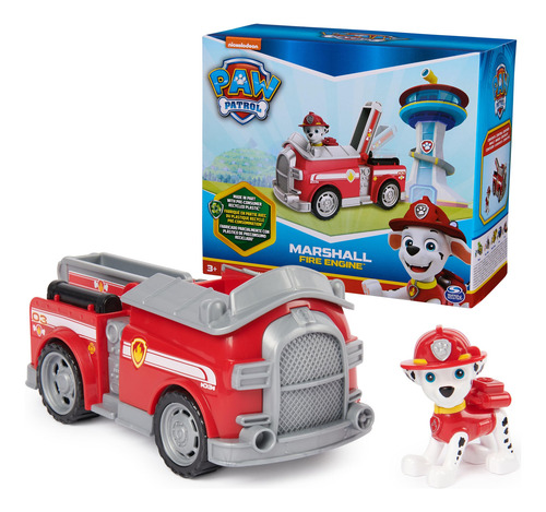 Camión De Juguete Paw Patrol Marshalls Firetruck Con Figura