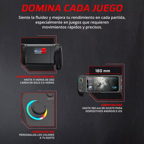Gamepad Para Movil Balam Rush Kontrol G626 Para Android Ios