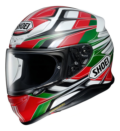 Casco para moto integral Shoei NXR tc-4 verde rumpus talla L