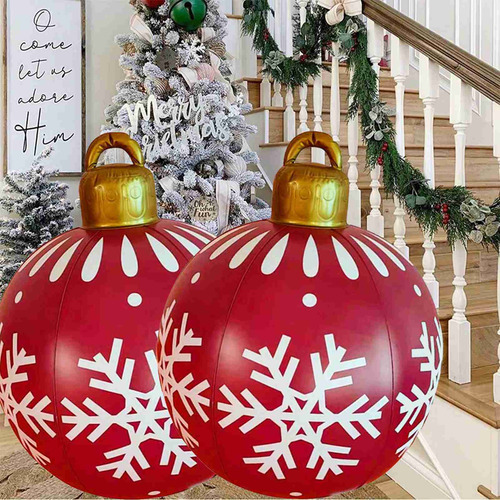Bola Inflable De Navidad Hecha De Pvc