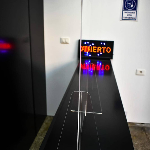 Imagen 6 de 10 de Patas Y Base Para Mampara De Acrílico Mostrador