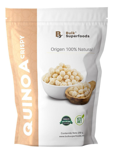 Cereal De Quinoa Inflada Crispy | 250 Gramos | Bulk Superfoo