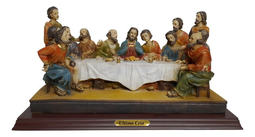 Estatua Ultima Cena Jesus Apostol Imagen Souvenirs Xl Italy 