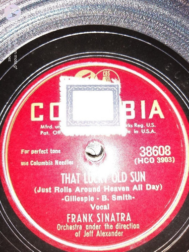 Pasta Frank Sinatra Columbia C107