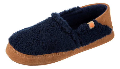 Slipper Acorn Para Mujer, Forro Polar Cálido De Gamuza Moc,