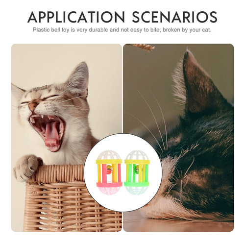Nova Campanilla De Juguete For Gatos Funny Cat, 10 Unidades