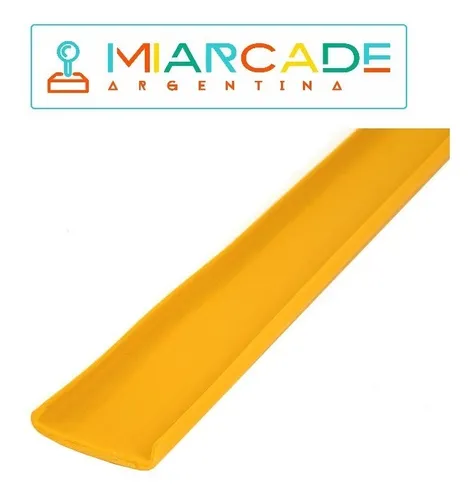 Tapacanto Arcade U-molding Amarillo Miarcade Argentina 3 Met