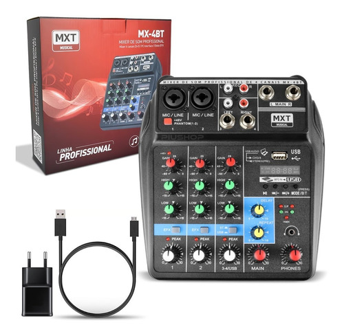 Console MXT MX-A4BT de mistura 110V/220V