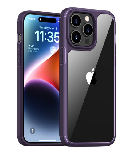 Capa Case Royal Armor Para iPhone 15 + Pelicula Hydrogel Hd