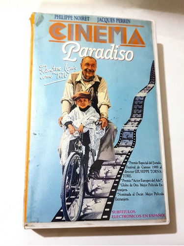 Película Cinema Paradiso En Vhs Video Chile 1990 Caja C/daño