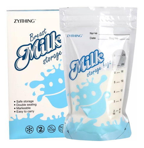 Bolsas De Almacenamiento De Leche Materna, 50 Unidades/1 Paq