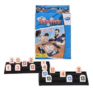 Mini Juego Mesa Clasico Logica Rummy Dim:19x15x4