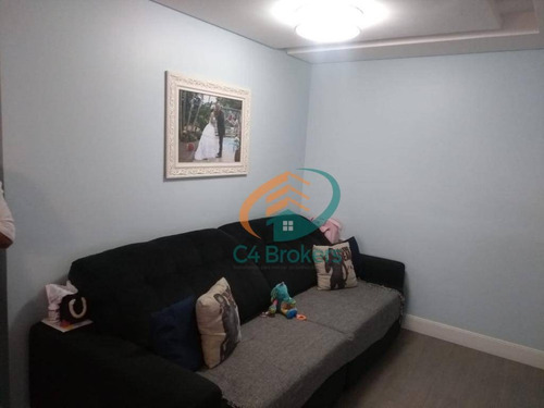Apartamento Com 2 Dormitórios À Venda, 59 M² Por R$ 374.900,00 - Bosque Maia - Guarulhos/sp - Ap1255