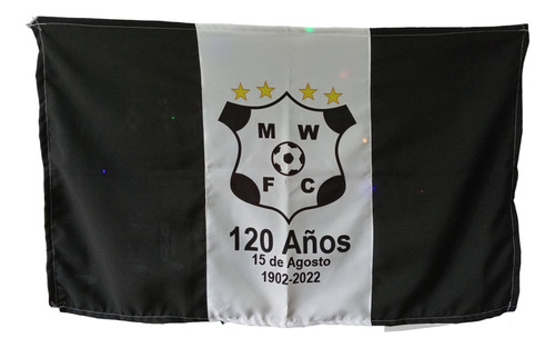 Bandera M Wanderers Fc 120 Años Fabricamos Todos Los Equipos