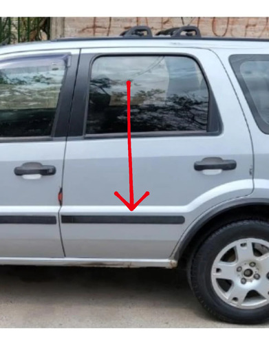 Platina Puerta Trasera Derecha Ecosport 2005 2007 2008 2010