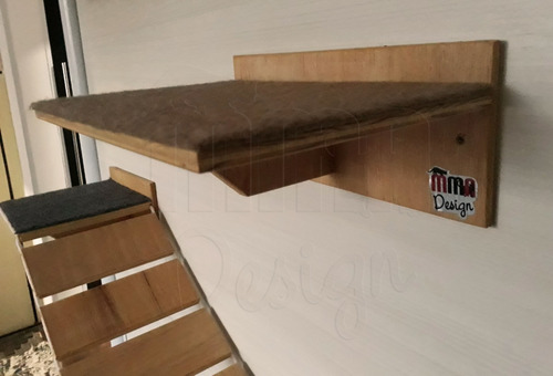 Imagem 3 de 4 de Kit 04 Prateleiras Para Gato Conforto E Decoração