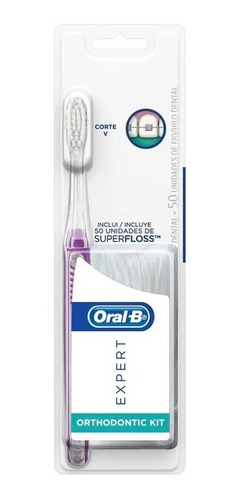 Kit Cepillo Dental Oral-b Expert Ortodoncia + Superfloss 1