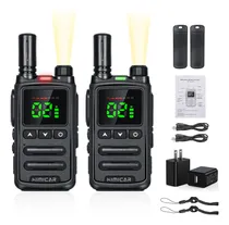 Comprar I1pro 2 Radios Walkie Talkie Usb Recargable 16 Canale 5km Color Grey Longo Alcance para Camping y Seguridad ★Se puede conectar a cualquier estilo de walkie - talkie!★