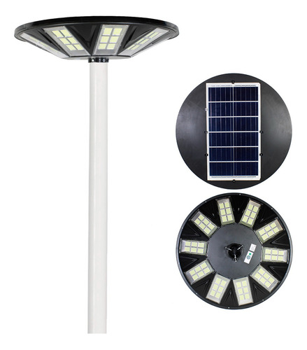 Lamparas Solares Led Exterior Punta De Poste Suburbana 500w