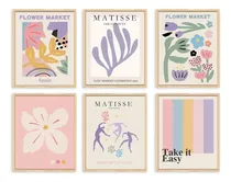 Comprar ''cuadros Coloridos De Matisse, Estética Abstracta Para Pare