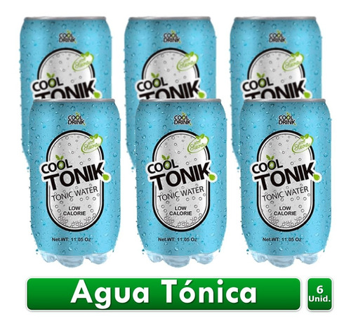 Agua Tónica Sin Azúcar Para Bebidas Cool Tonik Sixpack