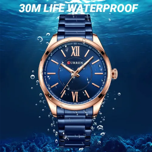 Reloj Cuarzo Casual Curren Luminous Steel Belts