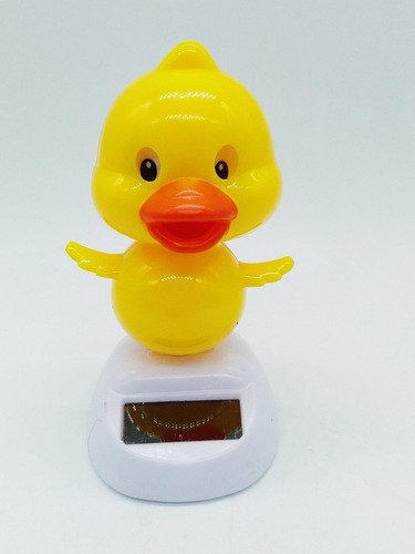 Pato Solar Duck Para Painel Carro Boneco Solar 10 Cm