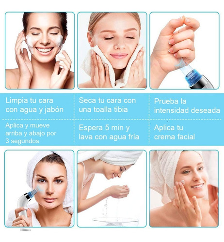 Removedor Vak 356 Puntos Negros Espinillas Fototerapia Acne