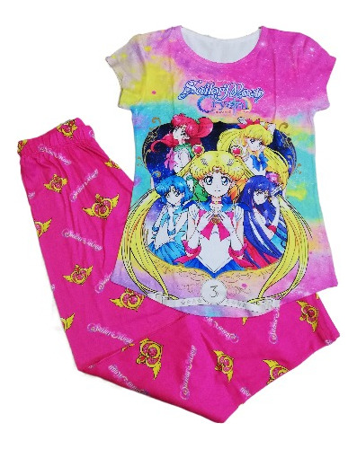 Pijamas Sailor Moon Unitalla Muy Suaves