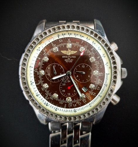 Hermoso Reloj Breitling De Bentley Automatico De Coleccion!!