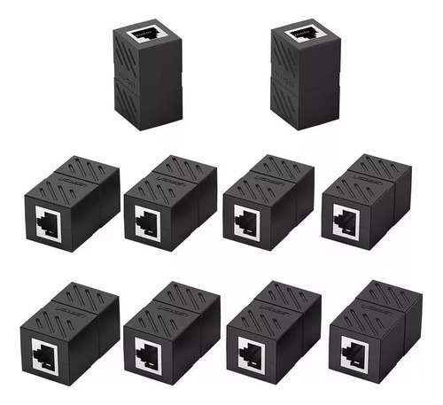 Acoplador Rj45 Adaptador Hembra Ethernet Red Lan Cat 7 6 5