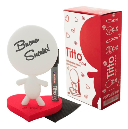 Imagen 6 de 10 de 6 Muñeco Pizarra Titto Artentino Regalo Hombre Mujer Oficina