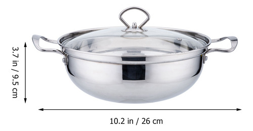 Cacerola Con Tapa Para Platos Irritantes, Olla Doméstica