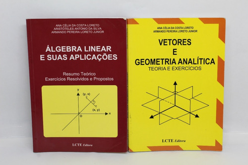 2 Livros Vetores Álgebra Geometria Ana Célia Da Costa