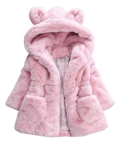 Eaeovni Abrigo De Invierno Con Capucha Kawaii Para Niña