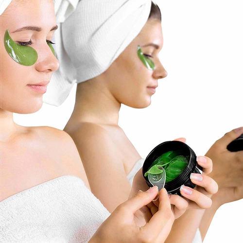 Máscara Tratamiento De Ojos Aloe Vera (30 Pares) Reduce La H