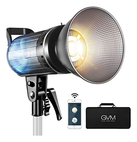 Luz De Video Led Gvm De 100 W, Foco Regulable Cri 97, Contro