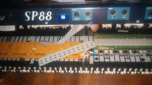 Kit De 7 Contacto De Goma P/ Fatar Korg Kurzweil Nord Roland