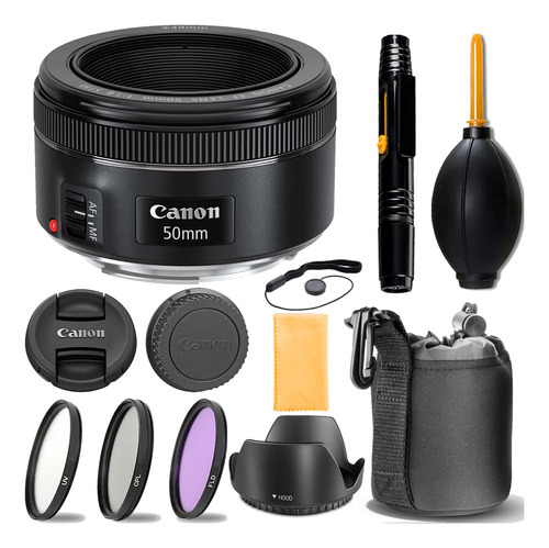 Lente Para Canon Ef 1.969 In 1.8 Stm Bolsa Tapa Delantera +