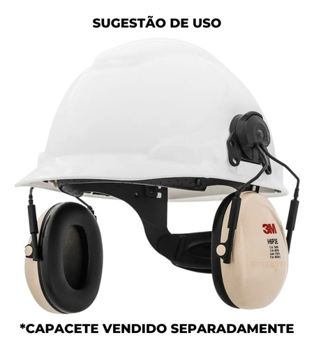 Kit Abafador Concha Haste Acop H6p3e 3m Ca 29706 Cor Bege